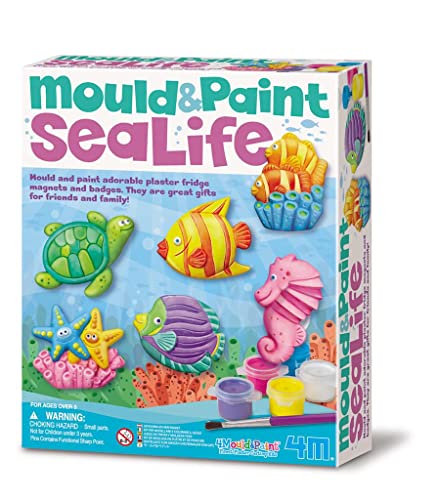 4M Sealife Mould and Paint, 13 Piece Set von 4M