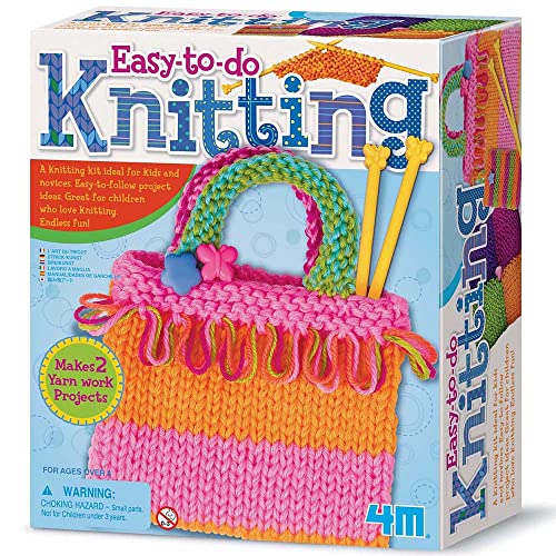 4M Strickset für Kinder und Anfänger – Kreative Projekte und einfache Anleitung – Perfekt zum Stricken lernen – Handarbeiten für Jungen und Mädchen 4M Strickset für Kinder und Anfänger – Kreative Projekte und einfache Anleitung – Perfekt zum Stricken lernen – Handarbeiten für Jungen und Mädchen von 4M