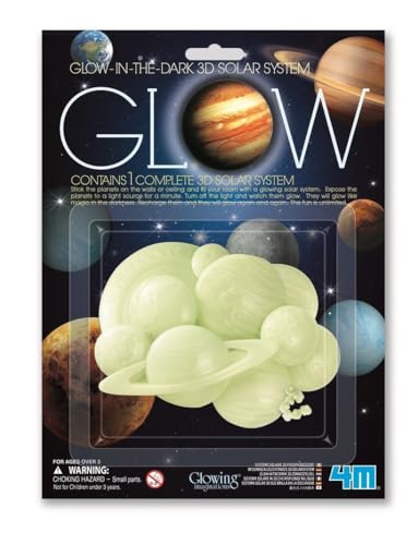 Great Gizmos Glow in The Dark 3D Solar von 4M