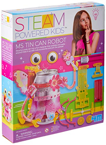 HCM 4M STEAM Powered Girls - Blechdosen Girl Konstruktionsspielzeug von 4M