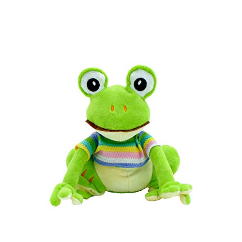 4betterdays.com NATURlich leben! Zirben-Frosch | gefüllt mit 100% naturreinen Zirbenflocken | Handgefertigt in Österreich Höhe 18 cm - Plüsch Frosch - Froschkönig - Stofftier Frosch von 4betterdays.com NATURlich leben!