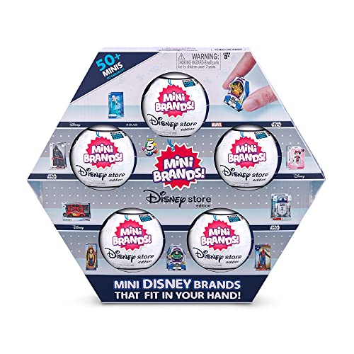 BANDAI - 5 Surprise - Packung mit 5 Disney Mini Brands Kugeln von BANDAI