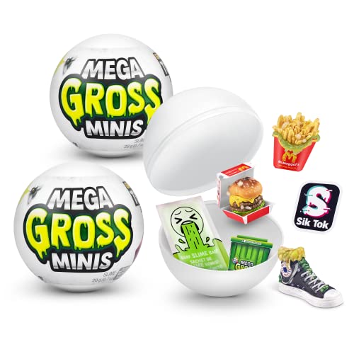 5 Surprise Mega Gross Mini 2 Pack, by ZURU Boys Mystery Collectible Minis Brands Parody, Surprise Unboxing Toy (2 Pack) von 5 SURPRISE