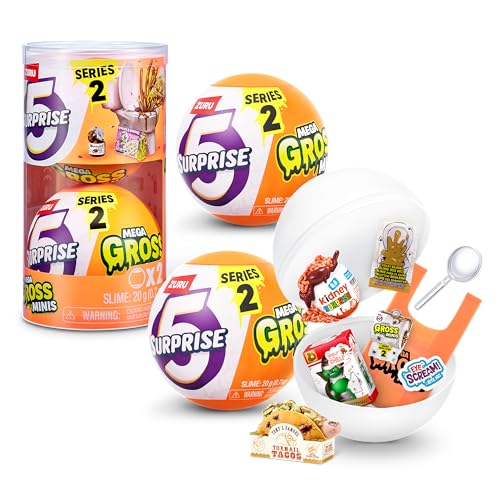 5 Surprise 77568 Kapsel Brutto Mega Gross Minis Serie 2 von ZURU, 2 Capsules von 5 SURPRISE