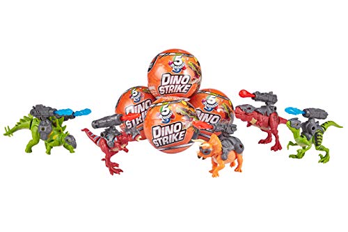 5 Surprise Dino Strike Surprise Mystery Battling Überraschungskapsel (2er Pack) von ZURU von 5 SURPRISE