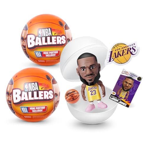 5 Surprise NBA Ballers von ZURU Basketball Sammelfigur (2 Kapsel) von 5 SURPRISE