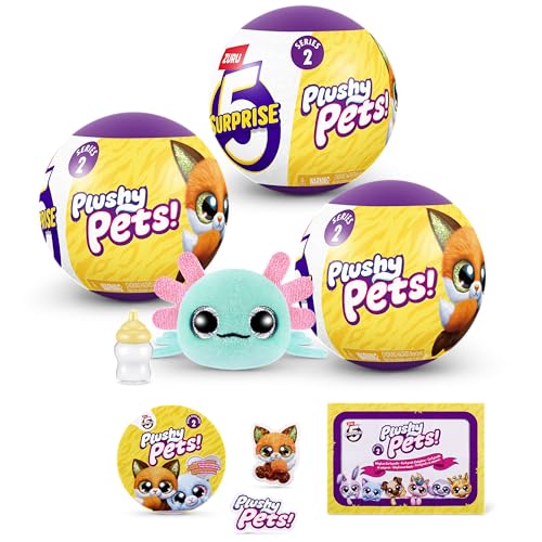 5 Surprise Plushy Pets Serie 2 (3er-Pack) von 5 SURPRISE