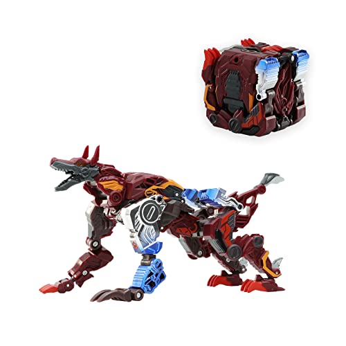 52TOYS Beastbox Serie CHROMERIBS Wolf Deformation Spielzeug, Kinderspielzeug ab 15 Jahre Jungen, Liebhaberwert Action Figur, Bunt Geschenk für Geburstag, Party, Weinachten von 52TOYS