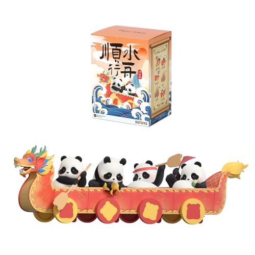 52TOYS Dragon Boat Racing, Chibi Sammel Figur 3 Inch für Tisch Dekoration, Mini Spielzeug Geschenk für Geburtstag, Party von 52TOYS