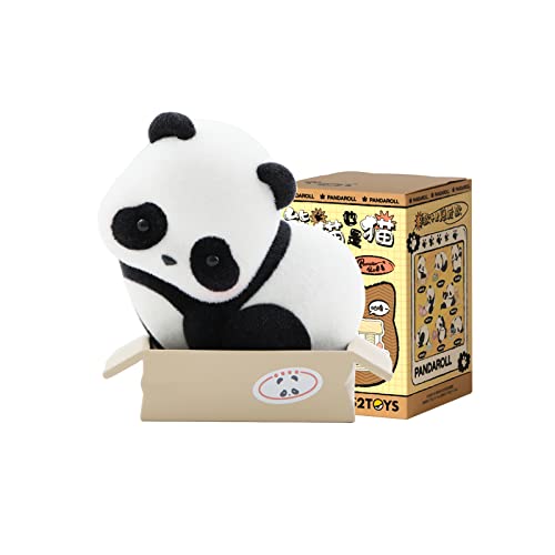 52TOYS Figurine Panda as a Cat,Sammel Zufällige Figuren, Chibi Figur 3 Inch für Tisch Dekoration, Mini Spielzeug Geschenk für Geburtstag, Party von 52TOYS