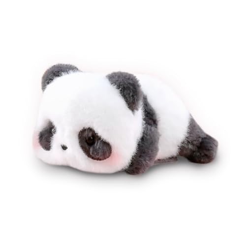 52TOYS Panda Roll Lying Down Stuffed Animal Plush Toy - Magnetic Shoulder Panda with Soft and Adorable Design, Perfect for Cuddling, Display, and Unique Posing, Ideal Gift for Panda Enthusiasts von 52TOYS