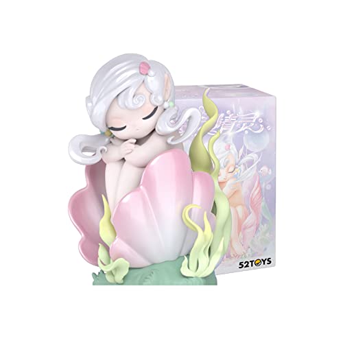 52TOYS Zufällige Figurine Sleep Elf of Sea, Chibi Sammel Figur 3 Inch für Tisch Dekoration, Mini Spielzeug Geschenk für Geburtstag, Party von 52TOYS