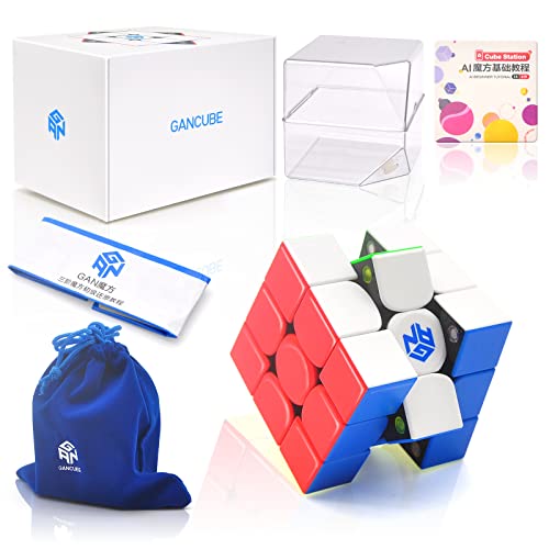 GAN 354 M Speed ​​Cube, 3x3 Magnetischer Zauberwürfel, Lite-Version, 3x3x3 Gans 354 M v2 Puzzle Cube Spielzeug Geschenk für Kinder Kinder Erwachsene, leicht von 66 MING YING