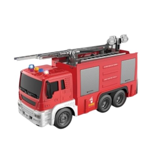 698 JIAN SHENG TOYS JS110 Fire Truck with Water Hose, with Friction, Lights, and Sounds, 1:16 von 698 JIAN SHENG TOYS