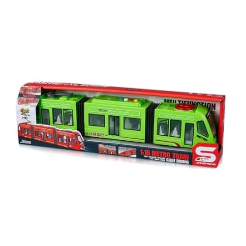 698 JIAN SHENG TOYS JS164 Friction Tram, with Sounds and Lights, 1:16, jstoys von 698 JIAN SHENG TOYS