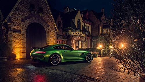 72Tdfc - 1000 Teile Erwachsenenpuzzle Holz Puzzle - Mercedes-Amg Gt R. - Teile Erwachsenenpuzzle Jungen Und Mädchen Puzzle Spiele Spielzeug Plakatdekoration von 72Tdfc