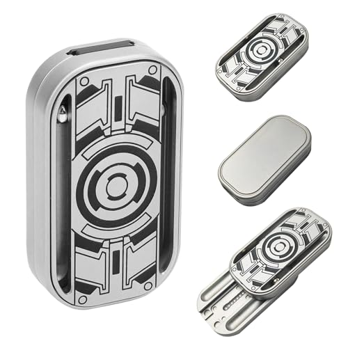 7JI Fidget Slider Metall, Fidget Toys Erwachsene, Edelstahl Gravur Schubkarte Spielzeug Druck Freisetzung Schieber, ADHS Toy Erwachsene, EDC Fingerspitze Spielzeug, Anti Stress Toys 7JI Fidget Slider Metall, Fidget Toys Erwachsene, Edelstahl Gravur Schubkarte Spielzeug Druck Freisetzung Schieber, ADHS Toy Erwachsene, EDC Fingerspitze Spielzeug, Anti Stress Toys von 7JI