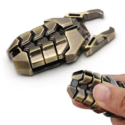 7JI Metall Käfer 3-Knopf Push Card Spielzeug, Metall Fidget Toy, EDC Erwachsene taktile Stress Relief Toys, sensorisches Spielzeug für Autismus und ADHS 7JI Metall Käfer 3-Knopf Push Card Spielzeug, Metall Fidget Toy, EDC Erwachsene taktile Stress Relief Toys, sensorisches Spielzeug für Autismus und ADHS von 7JI
