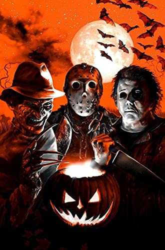 Wooden Jigsaw Puzzle 1000 Teile, Halloween Freddy Krueger Jason Voorhees Michael Myers Film Puzzle Tragbarer Merkspiel Lustige Geschenke Story Puzzle Für Familie Kids Adults Wooden Jigsaw Puzzle 1000 Teile, Halloween Freddy Krueger Jason Voorhees Michael Myers Film Puzzle Tragbarer Merkspiel Lustige Geschenke Story Puzzle Für Familie Kids Adults von 931