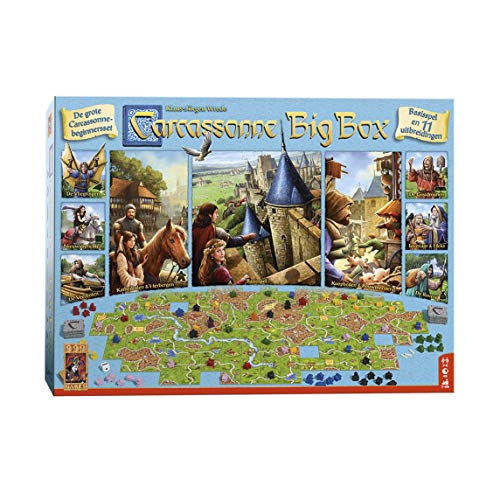 999 Games 999-CAR37 Carcassonne Big Box 3 Bordspel Brettspiel, blau/lila von 999 Games