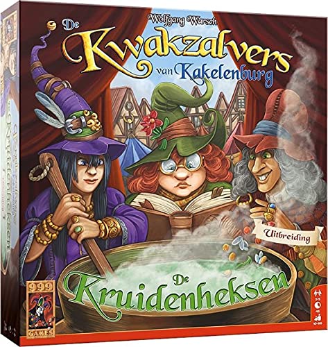 999 Games - Die Kwakzalvers von Kakelenburg: Die Kruidenhexen Brettspiel - ab 10 Jahren - Eines der besten Spiele des Jahres 2019 - Wolfgang Warsch - für 2 bis 5 Spieler - 999-KWA02 von 999 Games