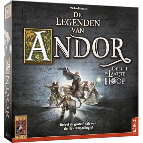 999 Games - Die Legenden von Andor: Das letzte Hoop Brettspiel - ab 10 Jahren - Eines der besten Spiele des Jahres 2016 - Michael Menzel - für 2 bis 4 Spieler - 999-LVA06 von 999 Games