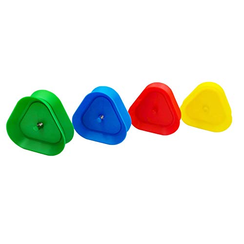 Spielkartenhalter mit Freisprechfunktion – 4 Farben, Kartenhalter – Spielkartenhalter-Set für Kinder, Erwachsene, Senioren, Bridge Canasta Strategiekartenspiele A/a von A/A