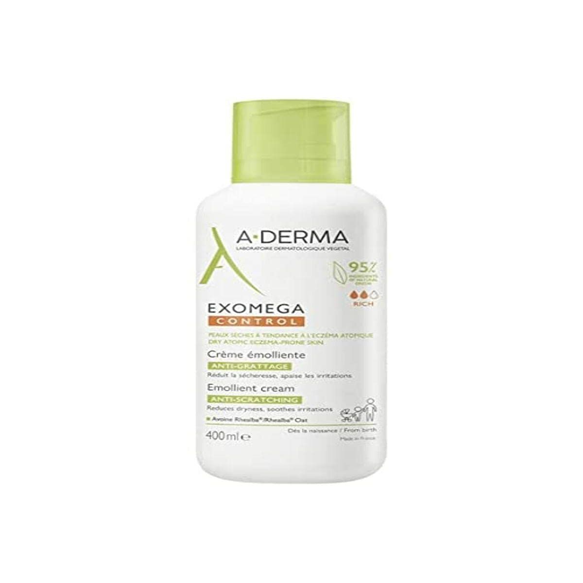 Baby Reparaturcreme A-Derma Exomega Control 400 ml von A-Derma