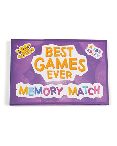 A FOR ADLEY Official Merch Best Games Ever Lost in The Movies Memory Match Game, 3 Different Ways to Play in One Set von A FOR ADLEY