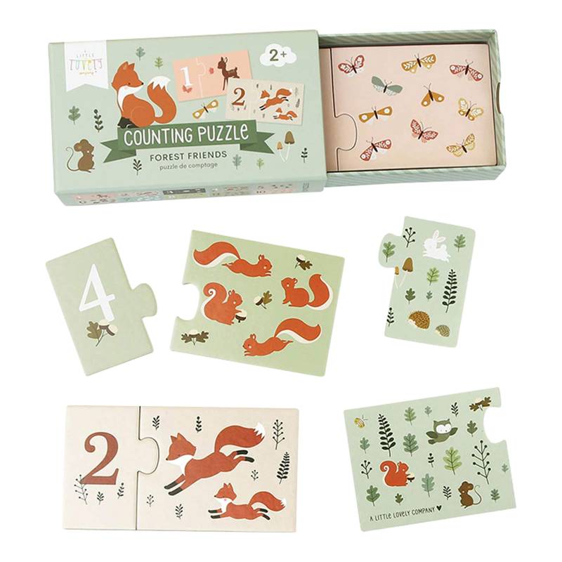 A Little Lovely Company Puzzle - Lerne zählen 1-10 von A Little Lovely Company