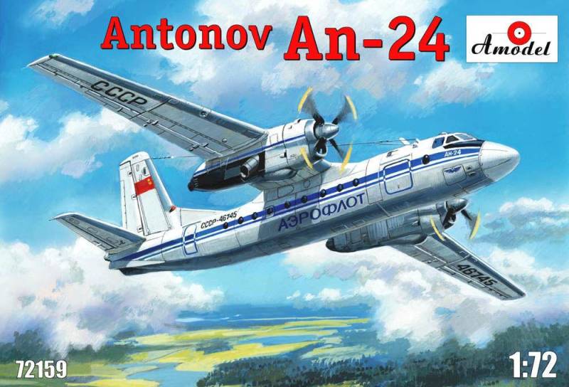 Antonov An-24 civil aircraft von A-Model