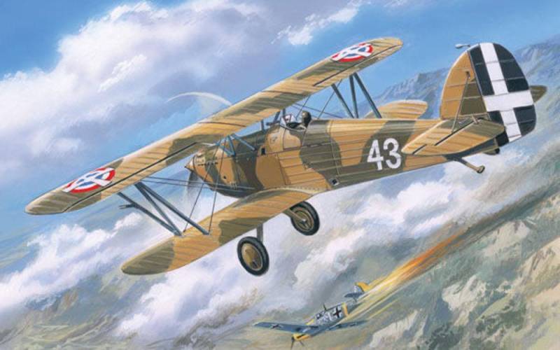 Hawker Fury Yugoslavian AF fighter von A-Model