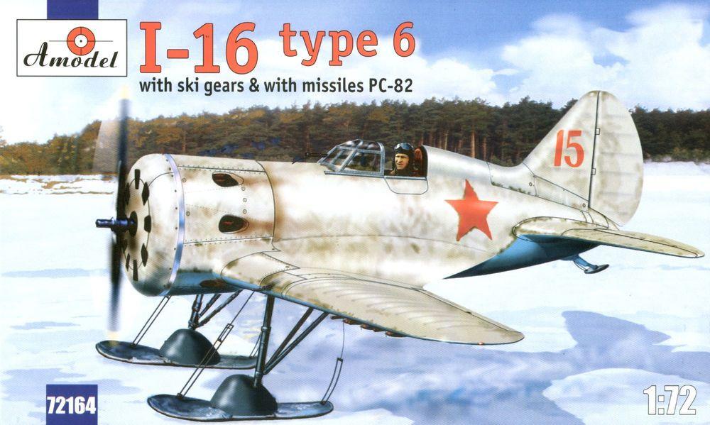 Polikarpov I-16 type 6 Soviet fighter von A-Model