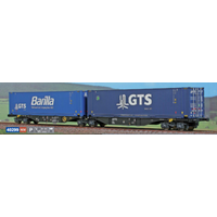 A.C.M.E. AC40299 H0 Containertragwagen Typ Sggmrss GTS - Barilla, privat, Ep. V-VI von A.C.M.E.