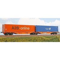 A.C.M.E. AC40385 H0 Gelenk-Containertragwagen Sggmrss 90’ mit Containern „CL 45” e “A2B-Online“, Wascosa, Ep. VI von A.C.M.E.