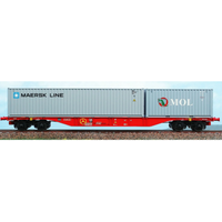 A.C.M.E. AC40411 H0 Containertragwagen Snggs 60 mit Container "MAERSK", Rail Cargo Austria, Ep. VI von A.C.M.E.