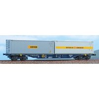 A.C.M.E. AC40418 H0 Containertragwagen Sgnss 60 mit 2 Containern 30' Bertschi, CEMAT, Ep. V-VI von A.C.M.E.