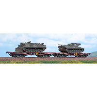 A.C.M.E. AC45115 H0 Set 2-tlg. Rlmmp-t Wagen mit Panzern, FS, Ep. III von A.C.M.E.