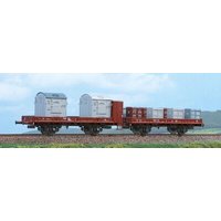 A.C.M.E. AC45123 H0 Set mit 2 Flachwagen Typ P beladen, FS, Ep. III von A.C.M.E.