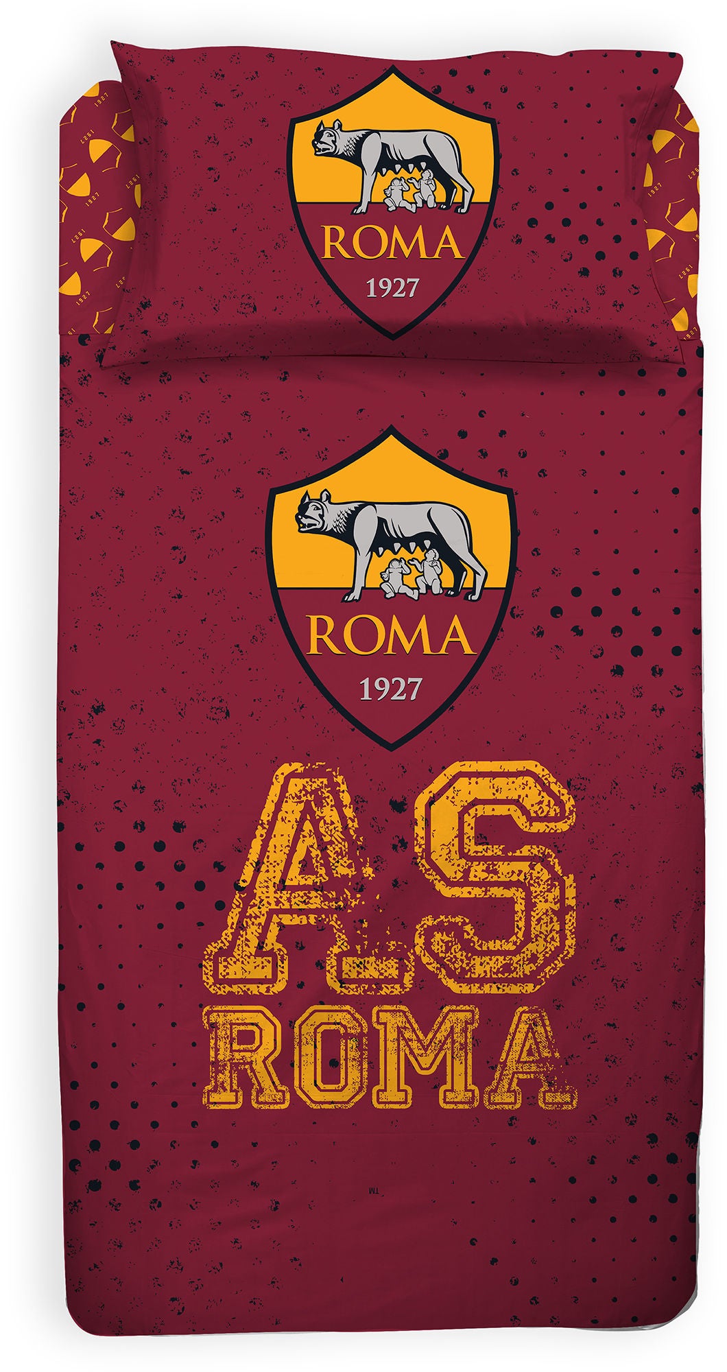 AS Roma Bettwäsche-Set 140x200 cm von A.S Roma