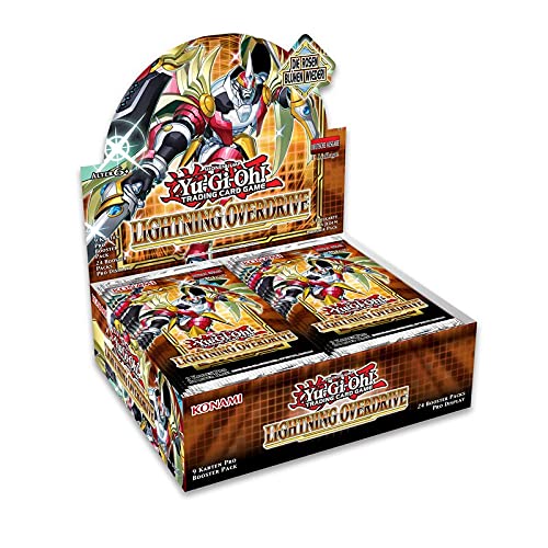 A YuGiOh! Lightning Overdrive Booster Display | DEUTSCHE Ausgabe | NEU & OVP | Yu-Gi-Oh Karten | + Arkero-G 100 Small Soft Sleeves von Antec