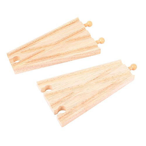 Bigjigs Rail Wege Splitter Holzschienen (Pack von 2) von Bigjigs Rail