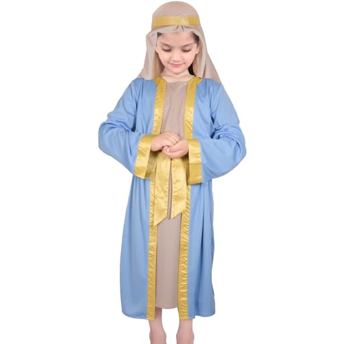 A2Z 4 Kids Mädchen Weihnachtskrippe Maria Kostüm Weihnachten Festliche - Mary Costume 12-14 von A2Z 4 Kids