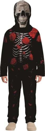 A2Z 4 Kids Rosenskelett-Kostüm für Jungen und Mädchen, mit Kapuze, Rosenskelett-Kostüm, Größe 6-8 A2Z 4 Kids Rosenskelett-Kostüm für Jungen und Mädchen, mit Kapuze, Rosenskelett-Kostüm, Größe 6-8 von A2Z 4 Kids