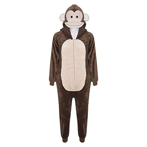 A2Z 4 Kids Tier Einteiler Für Kinder Mädchen Jungen Super Weich Kostüm Für Kinder - E.S Monkey 13 von A2Z 4 Kids