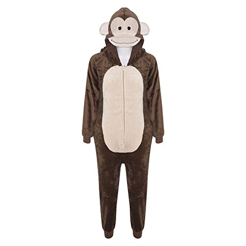 A2Z 4 Kids Tier Strampelanzug EIN Stück Super Sanft Monkey Tier Pyjama - E.Soft Monkey 13-14 von A2Z 4 Kids