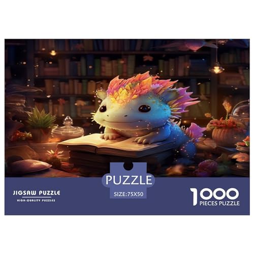 Ibrary_Studying Puzzles 1000 Teile für Erwachsene, Puzzles für Erwachsene 1000 Teile, süße Monster, Puzzle, Lernspiele, 1000 Teile (75 x 50 cm) von AAHARYA