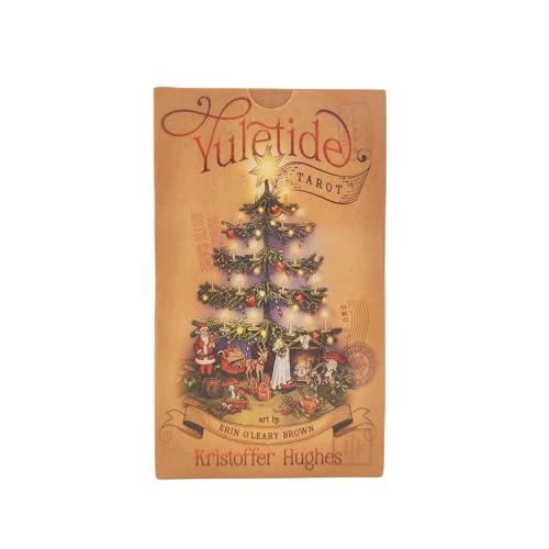 AAHOME 12 * 7cm Weihnachts-Tarot 78-teilige Karten Hoffnung, Wärme und Tarot-Fröhlichkeit für die schönste Zeit des Jahres Yuletide Tarot von AAHOME