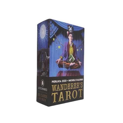 AAHOME 78 stücke Wanderer der Tarot Englisch Version Oracle Divination Fate Spiel Deck Tarot Tisch Brettspiele Spielkarte Mit Reiseführer Wanderer's Tarot von AAHOME