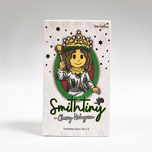 AAHOME SmithTiny Tarot-Deck V2.5, 79 Stück Cartoon-Tarotkarten für süße Jungen mit Leitfaden, Tarotkarten in Standardgröße für Anfänger Smithtiny Tarot von AAHOME